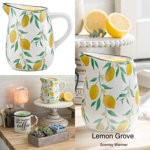 Lemon Grove Pitcher Scentsy Warmer