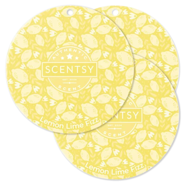 Lemon Lime Fizz Scentsy Scent Circle 3 Pack