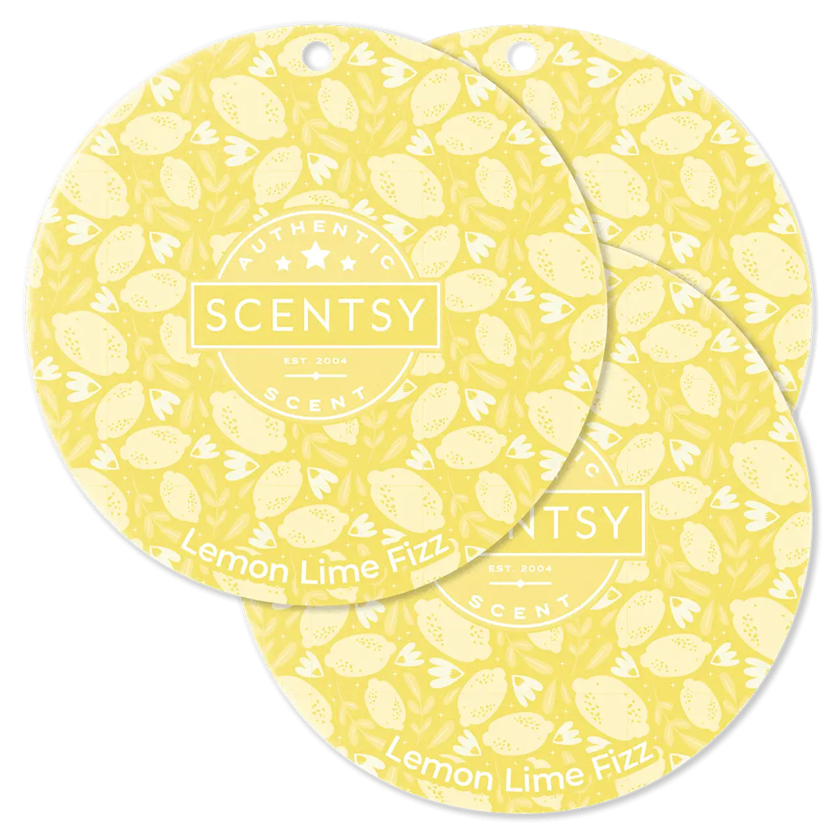Lemon Lime Fizz Scentsy Scent Circle 3 Pack