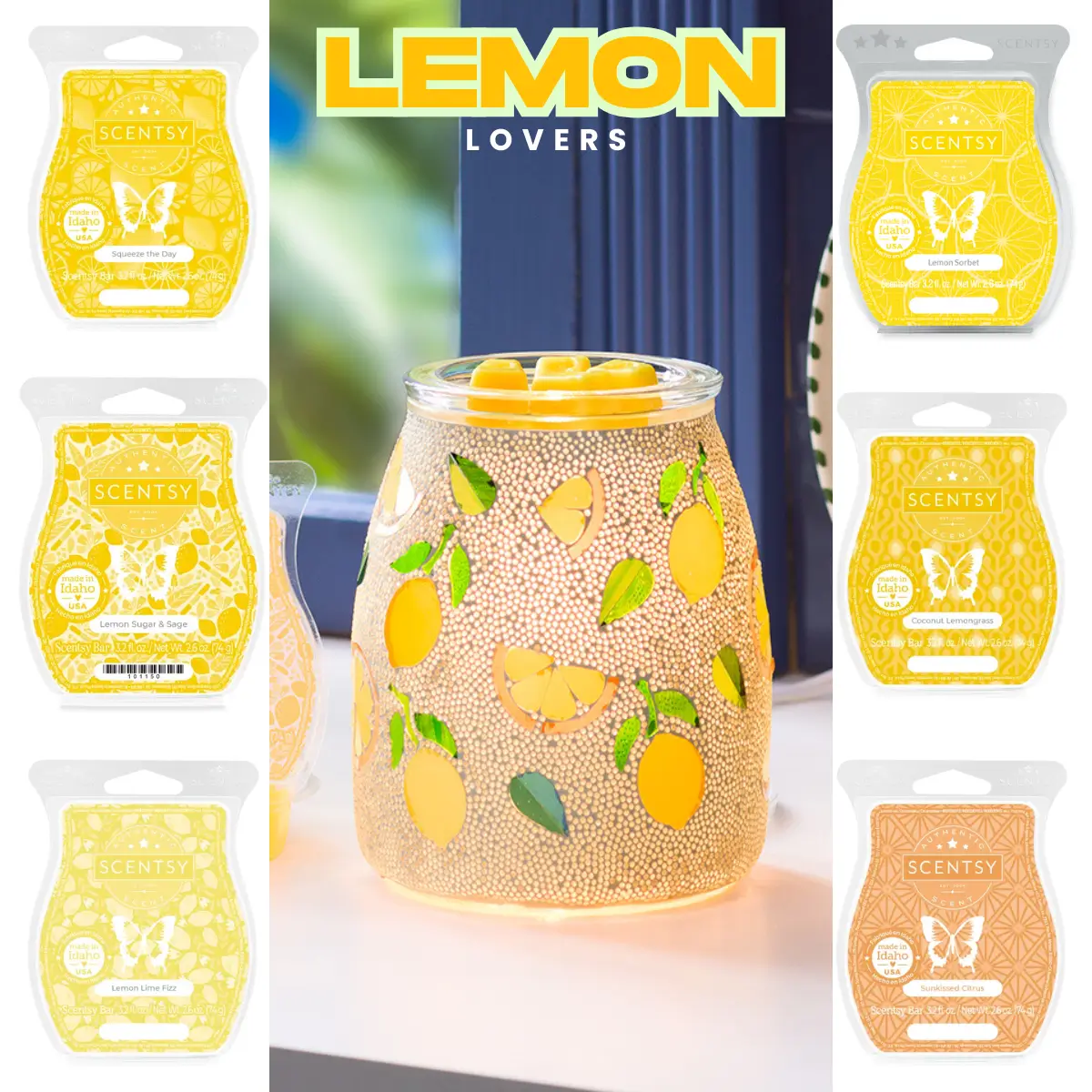 Lemonly Yours Scentsy Warmer Bundle