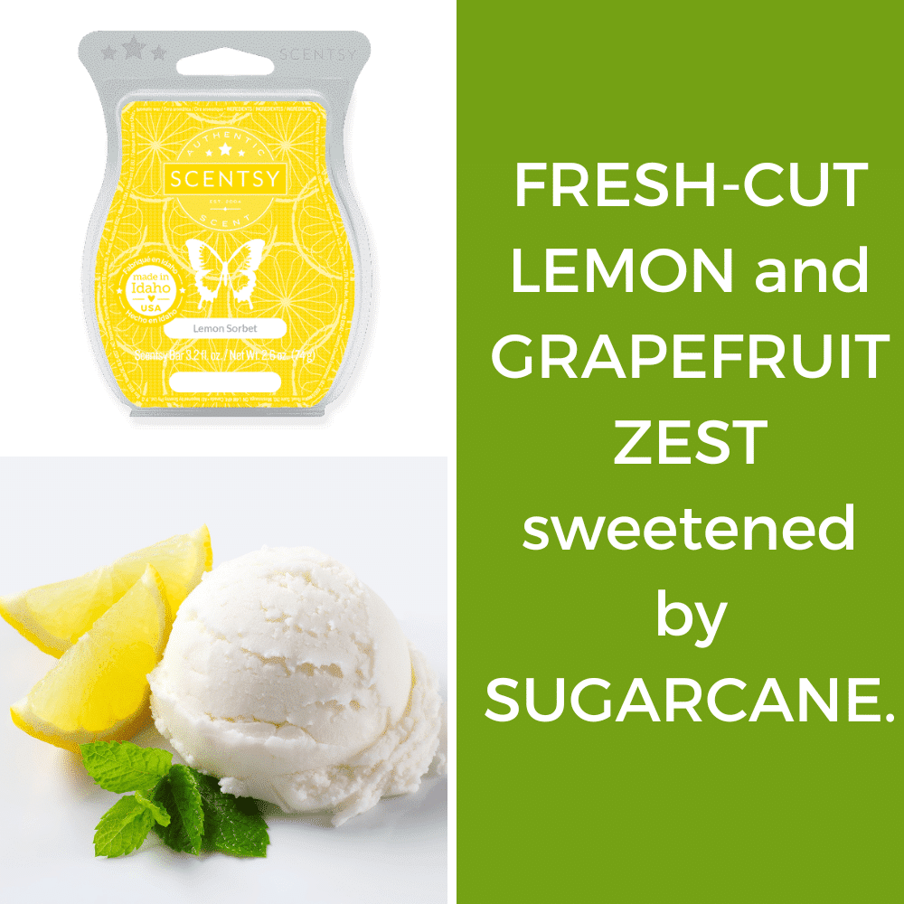 Lemon Sorbet Scentsy Bar 2