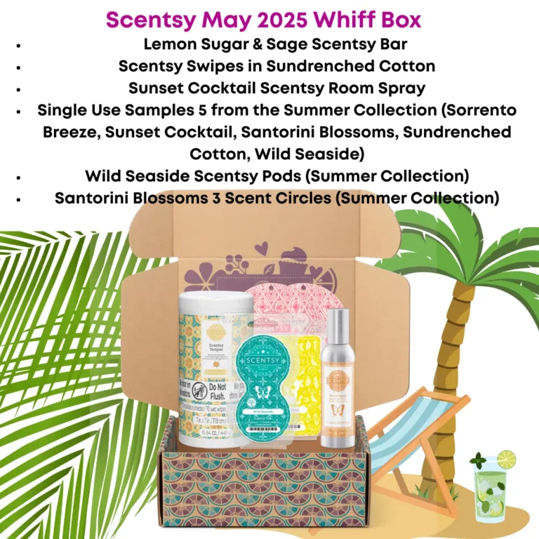 Scentsy May 2025 Whiff Box Spoiler Scentsy May 2025 Whiff Box Spoiler