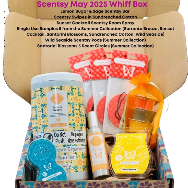 Scentsy May 2025 Whiff Box Spoiler