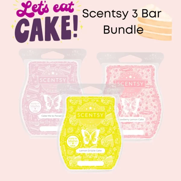 Let's Eat Cake Scentsy 3 Bar Bundle