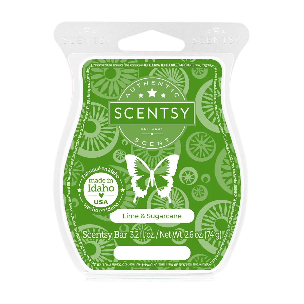 Lime & Sugarcane Scentsy Bar