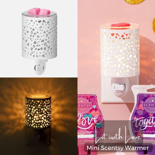 Lit with Love Mini Scentsy Warmer