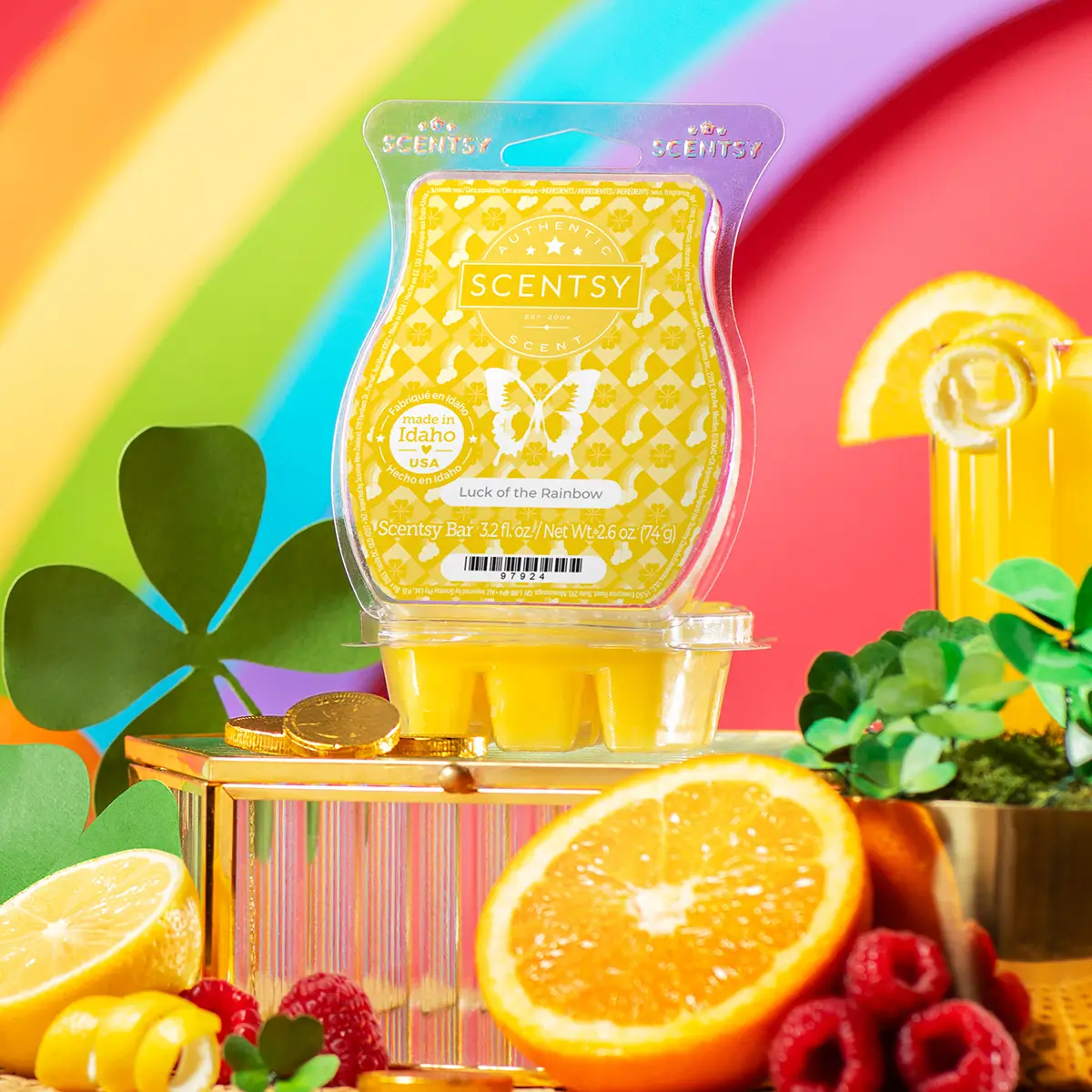 Scentsy February 2025 Warmer Of The Month - Clover Me Irish + Luck Of The Rainbow Scentsy February 2025 Warmer of the Month - Clover Me Irish + Luck of the Rainbow