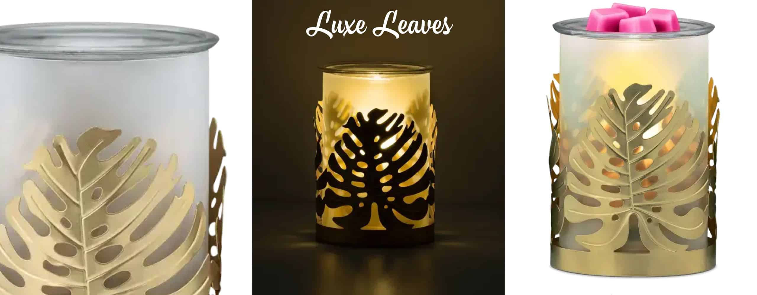 Luxe Leaves Scentsy Warmer 2