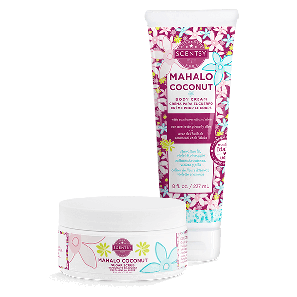 MAHALO COCONUT SCENTSY SPA BUNDLE ONG