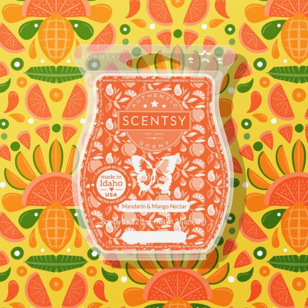 Mandarin Mango Nectar Scentsy Bar Summer 2021 MANDARIN MANGO NECTAR SCENTSY BAR SUMMER 2021