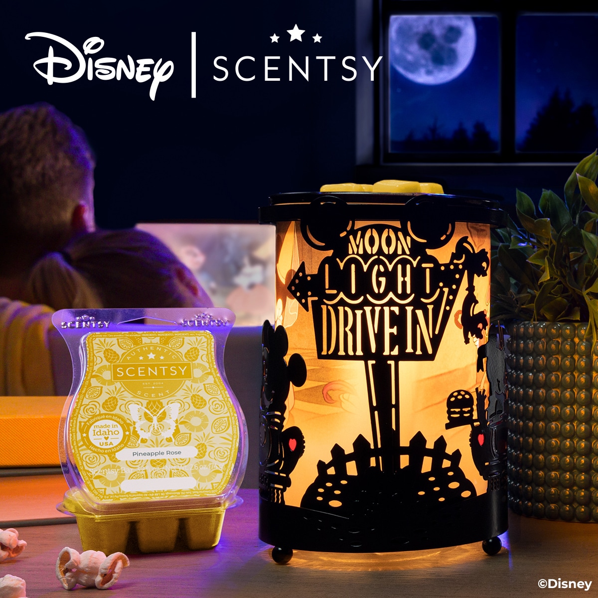 Scentsy January 2023 Warmer & Scent of the Month Disney DriveIn