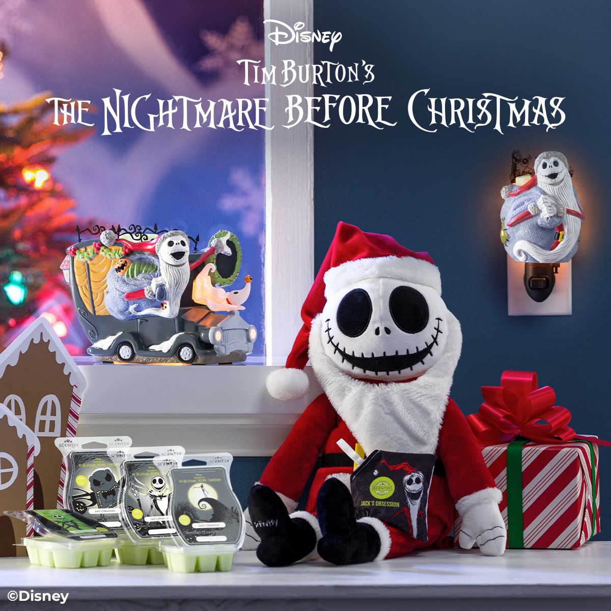 Santa Jack Skellington | The Nightmare Before Christmas Scentsy Collection