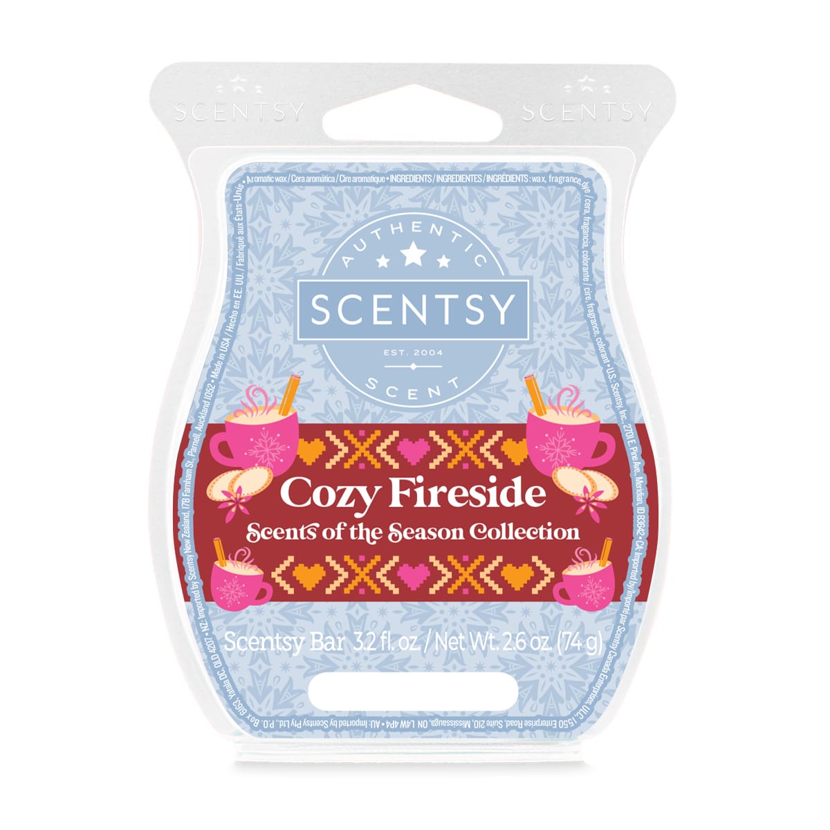 Scents of the Season Scentsy Wax Bar Collection - The Safest Candles