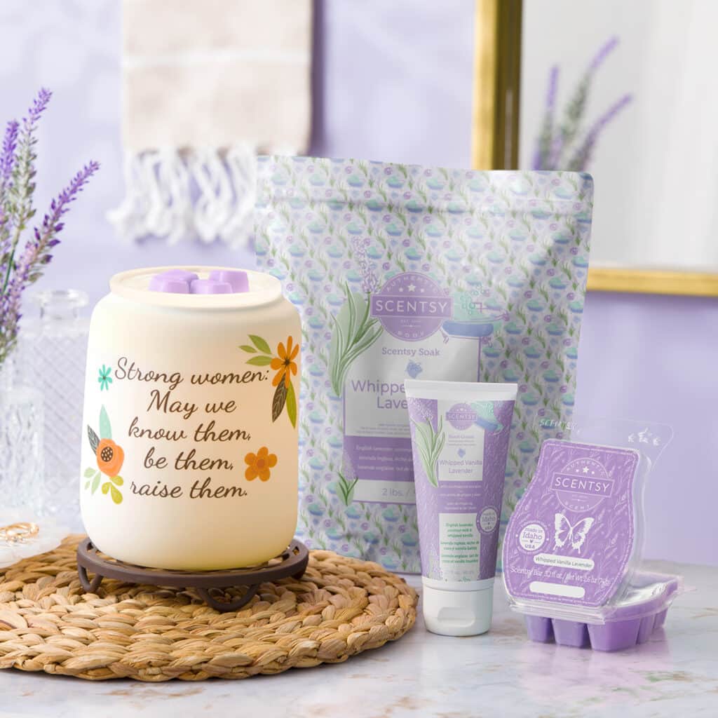Scentsy Mother'S Day 2022 Collection MT MothersDay PamperBundle Strength Warmer R1