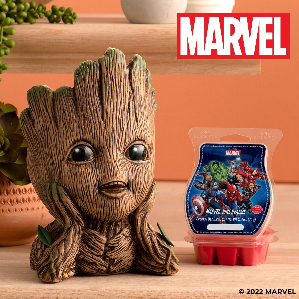 MARVEL CAPTAIN AMERICA SCENTSY WARMER