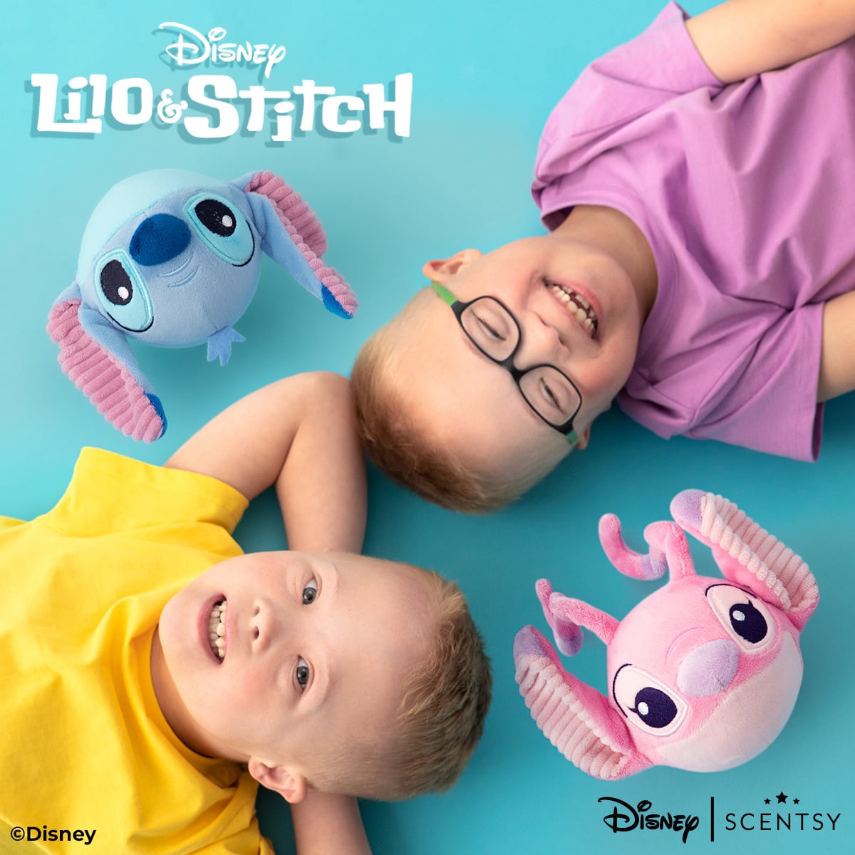 stitch and angel scentsy buddies