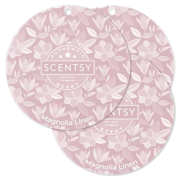 Magnolia Linen Scentsy Scent Circle 3 Pack