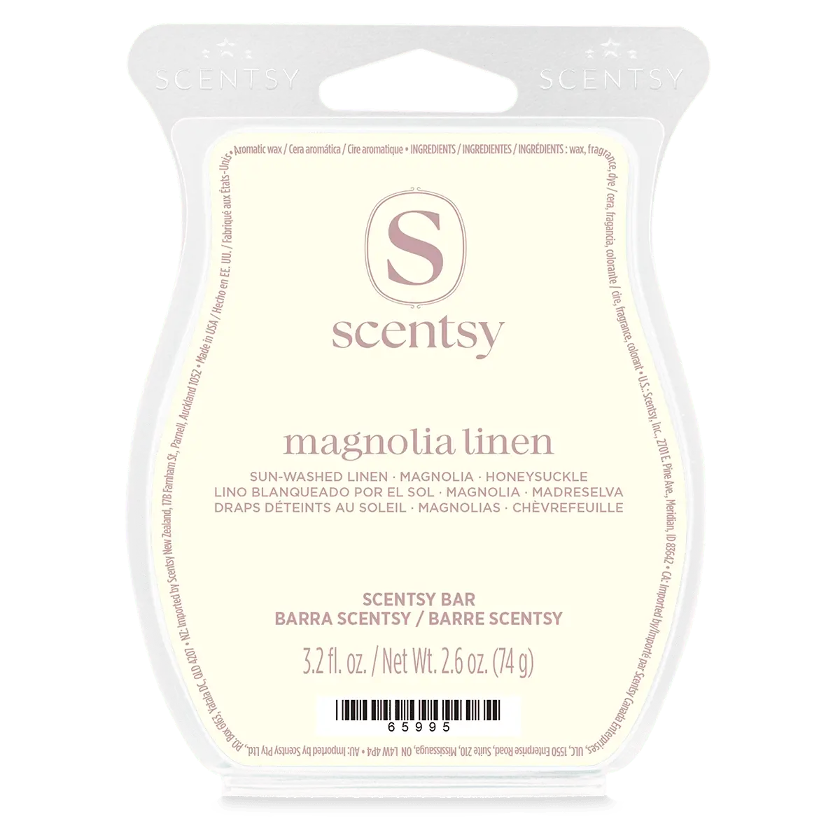 Magnolia Linen Scentsy Bar (1) Magnolia Linen Scentsy Wax Bar