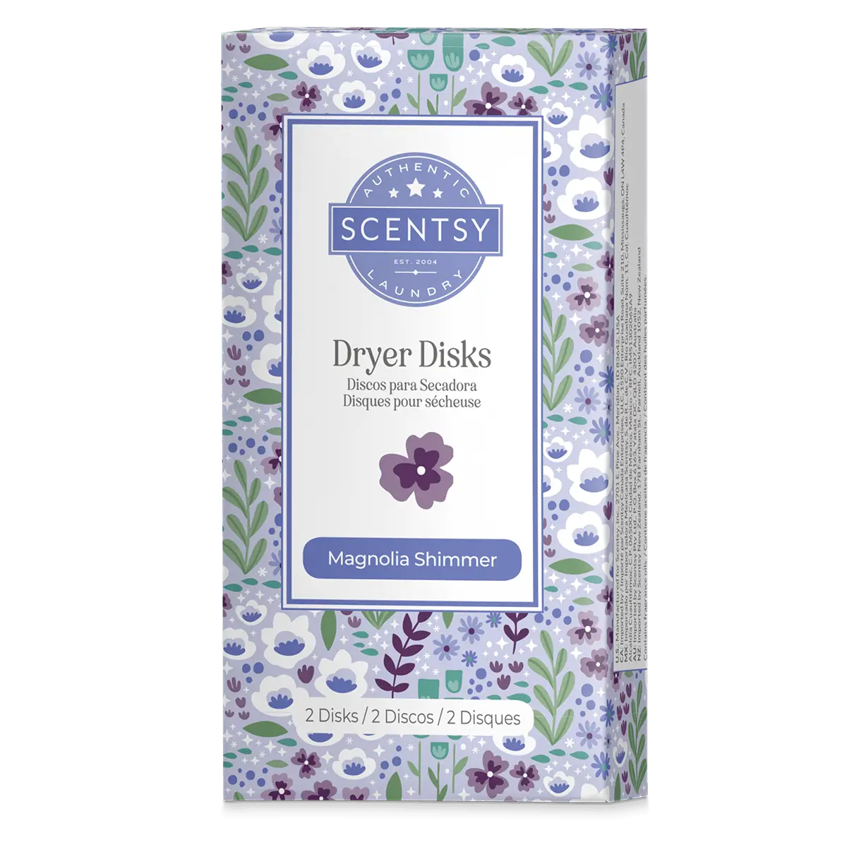 Magnolia Shimmer Scentsy Dryer Disks