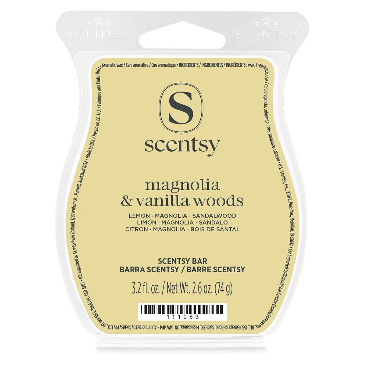 Magnolia &Amp; Vanilla Woods Scentsy Bar (1) Magnolia & Vanilla Woods Scentsy Wax Bar - March 2026