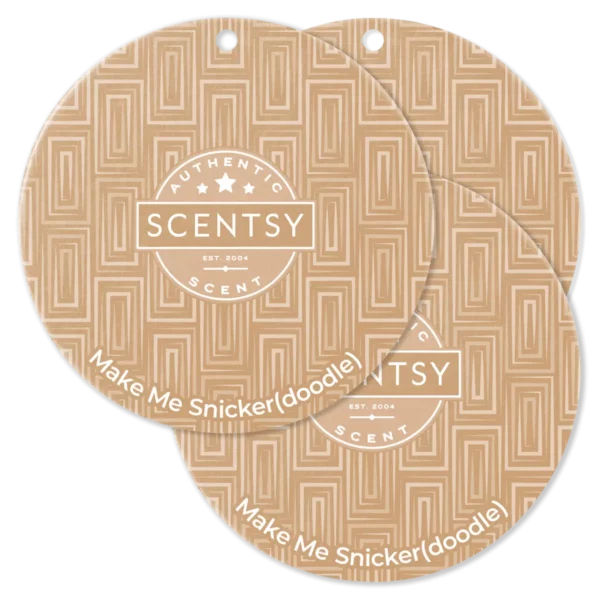 Make Me Snicker(doodle) Scentsy Scent Circle 3 Pack Bundle