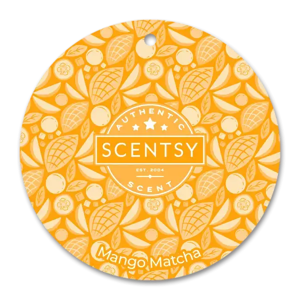 Mango Matcha Scentsy Scent circle