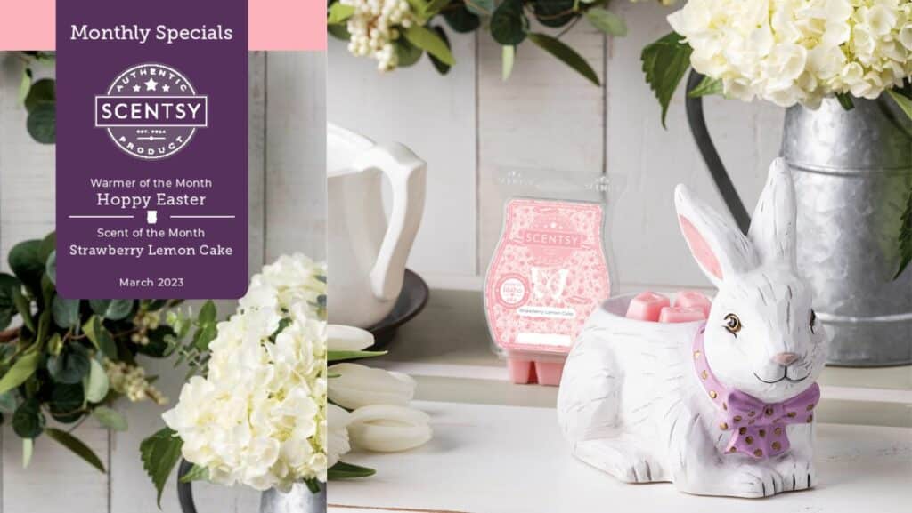 Scentsy March 2023 Warmer & Scent Of The Month Hoppy Easter