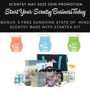 May Scentsy Starter Kit promotion Free Sunshine State of Mind Scentsy Bars 600 × 600 px