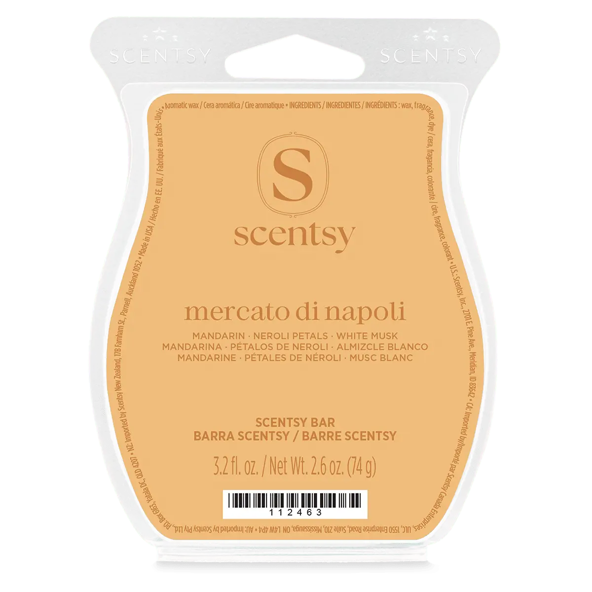 Mercato Di Napoli Scentsy Bar 2 Mercato di Napoli Scentsy Bar - Italian Summer