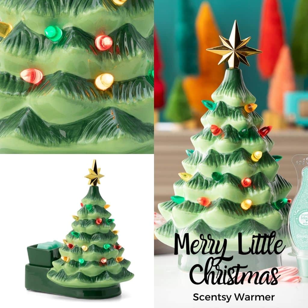 Merry Little Christmas Tree Nostalgic Scentsy Warmer November 2023