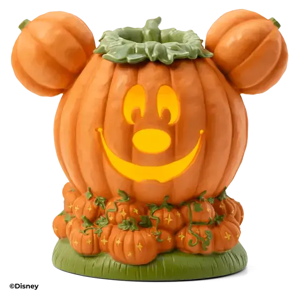 Mickey Mouse Jack O' Lantern Scentsy Warmer & Buddy | Disney Halloween