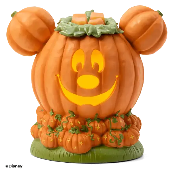 Mickey Mouse Jack O' Lantern Scentsy Warmer & Buddy | Disney Halloween