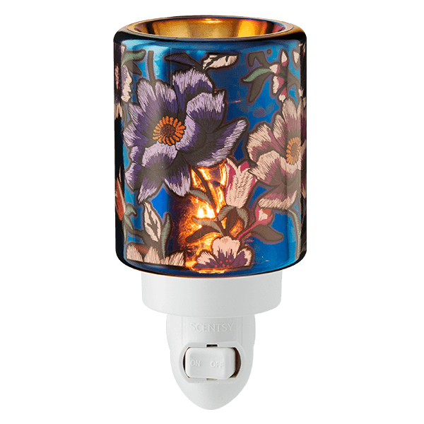 Midnight Floral Mini Scentsy Warmer Fall