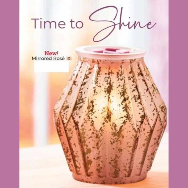 Mirrored Rose Scentsy Warmer Fall 2021 Mirrored Rose Scentsy Warmer Fall 2021