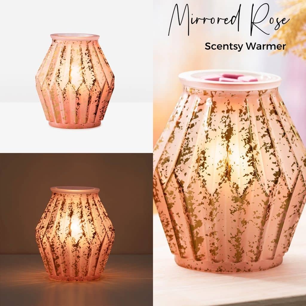 Mirrored Rose Scentsy Warmer