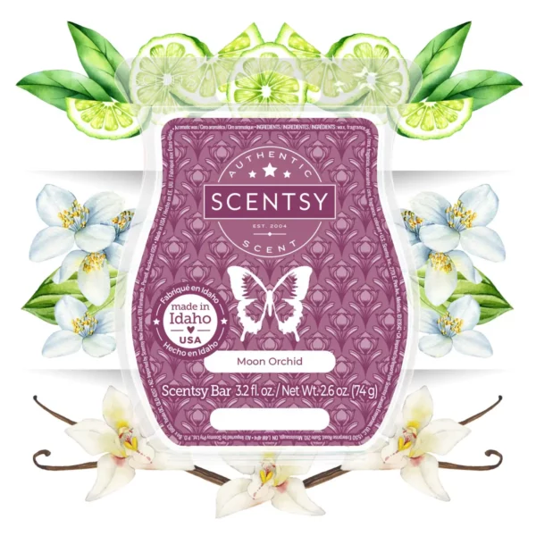 Moon Orchid Scentsy Bar - Stylized Moon Orchid Scentsy Bar