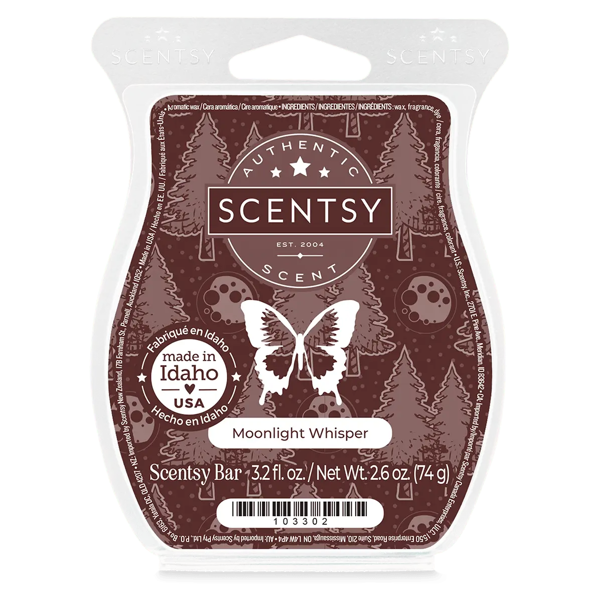 Moonlight Whisper Scentsy Wax Bar