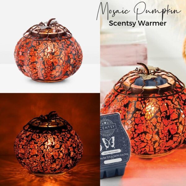 Mosaic Pumpkin Scentsy Warmer