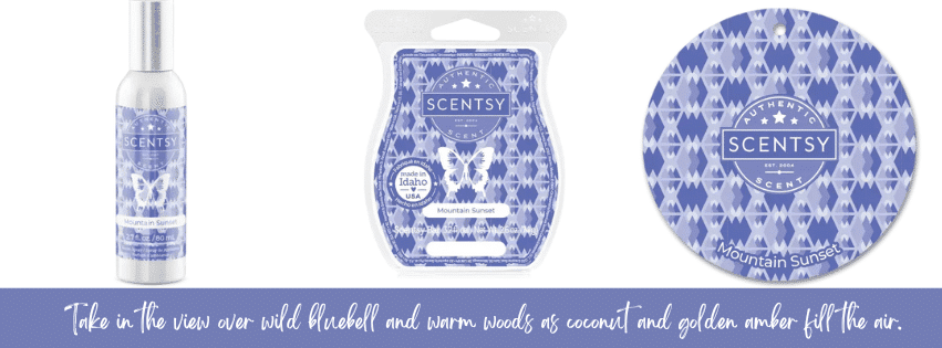 Mountain Sunset Scentsy Scent Circle