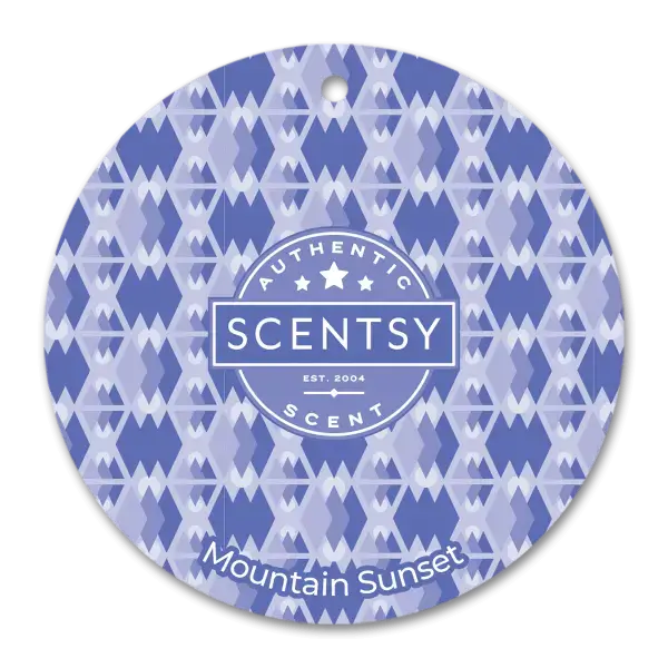 Mountain Sunset Scentsy Scent circle