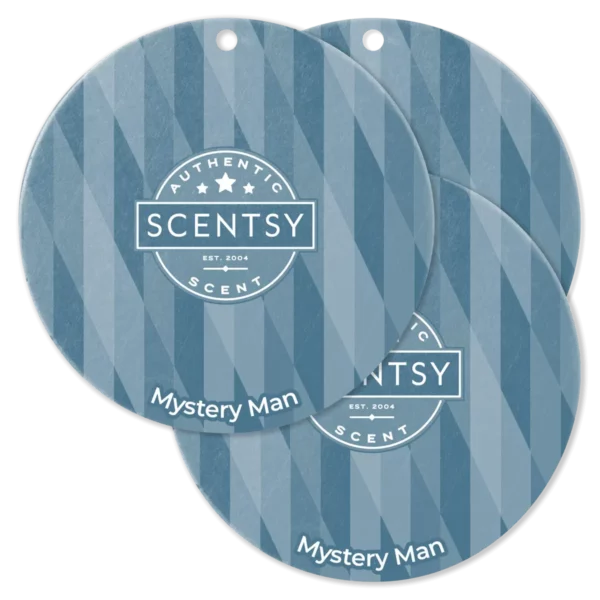 Mystery Man Scentsy Scent Circle 3 Pack Bundle
