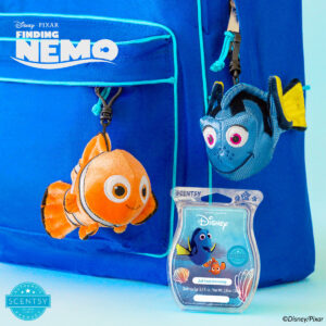 NEMO AND DORY SCENTSY BUDDY CLIPS AND JUST KEEP SWIMMING SCENTSY FRAGRANCE