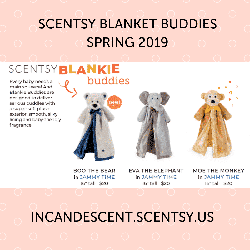 NEW! BOO THE BEAR SCENTSY BLANKET BUDDY