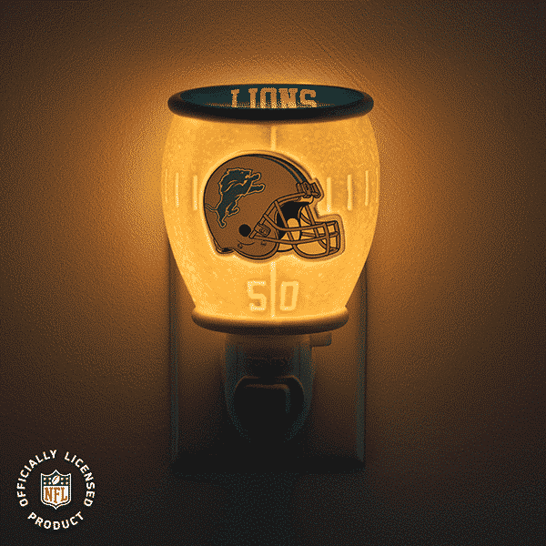 NFL Collection – Detroit Lions Scentsy Mini Warmer GLOW