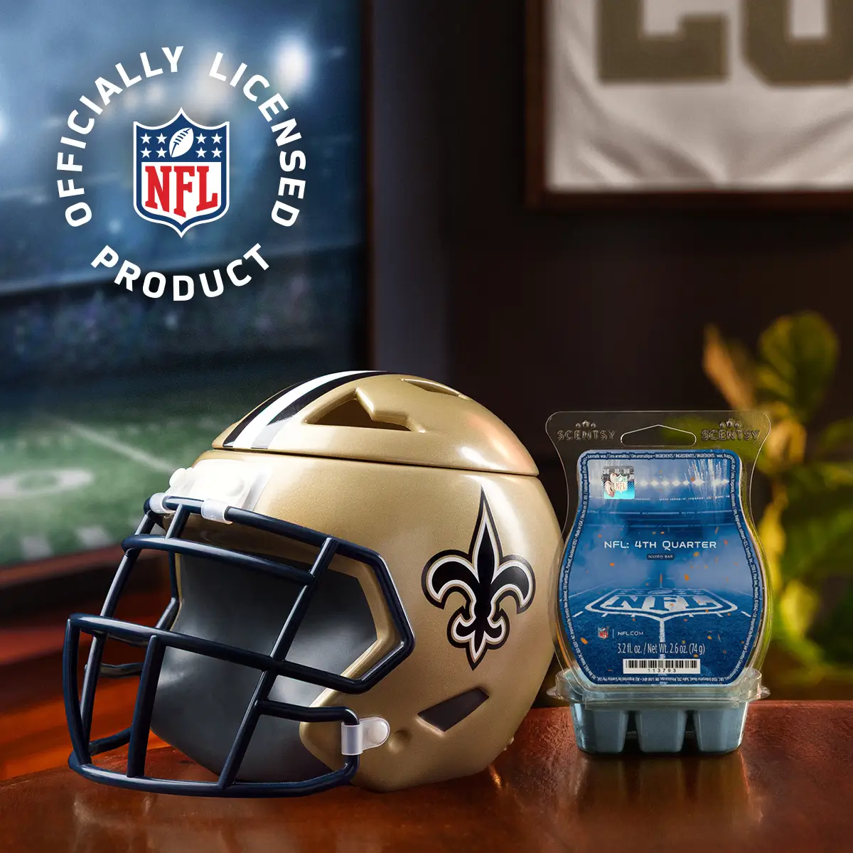 NFL New Orleans Saints Helmet Scentsy Warmer (2026)