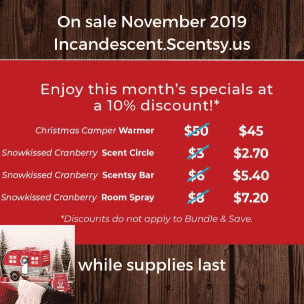 NOVEMBER 2019 MONTHLY SPECIAL PRICES