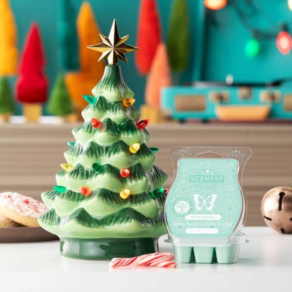 Scentsy November 2023 Warmer & Scent of the Month | Merry Little Christmas Tree + Mint to be Merry