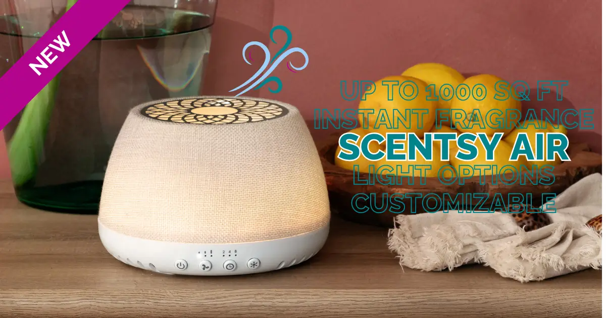 Introducing the Scentsy Air Quad Fan Diffuser for larger spaces | Shop Now