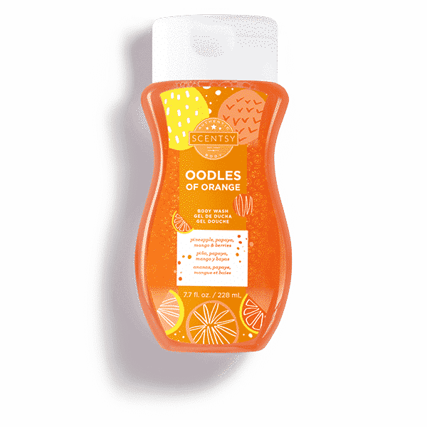 OODLES OF ORANGE SCENTSY BODY WASH