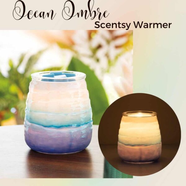 Ocean Ombre Scentsy Warmer Styled